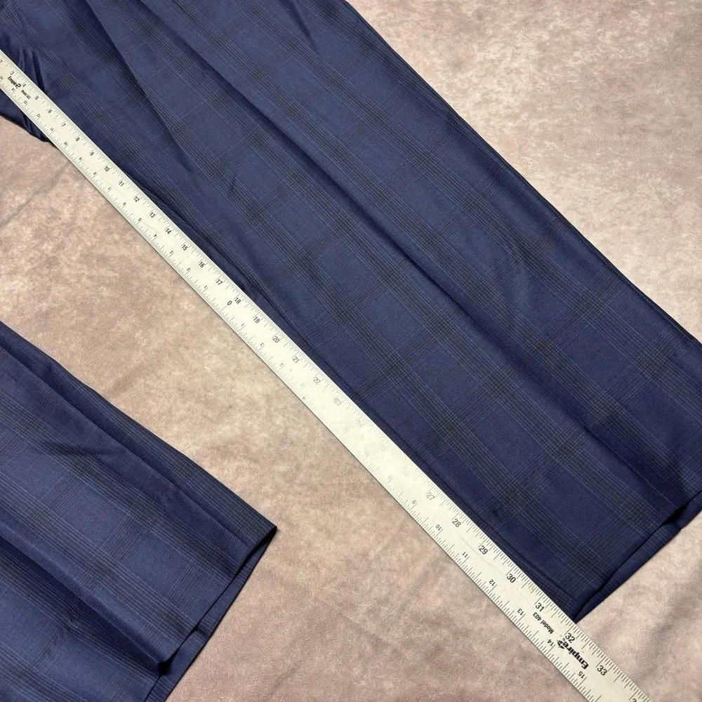 Peter Millar Flynn Classic Fit Blue Wool Suit Men's 50T 2 Piece Suit $895 - Picture 14 of 16